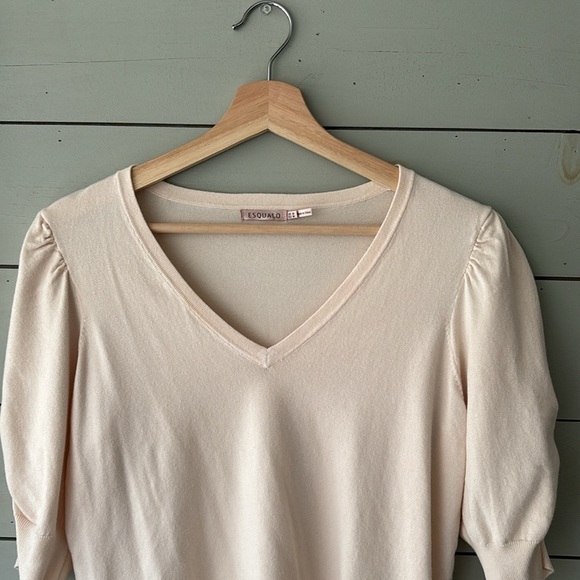 Esqualo Puff Sleeve knit top - Picture 3 of 6